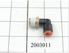 Fitting Elbow 1/4 NPT Port Size, Single Mount, 1/4" Tube - 2003011