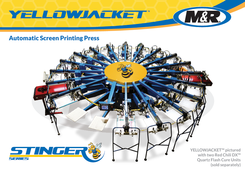 Yellowjacket Automatic Screen Printing Press