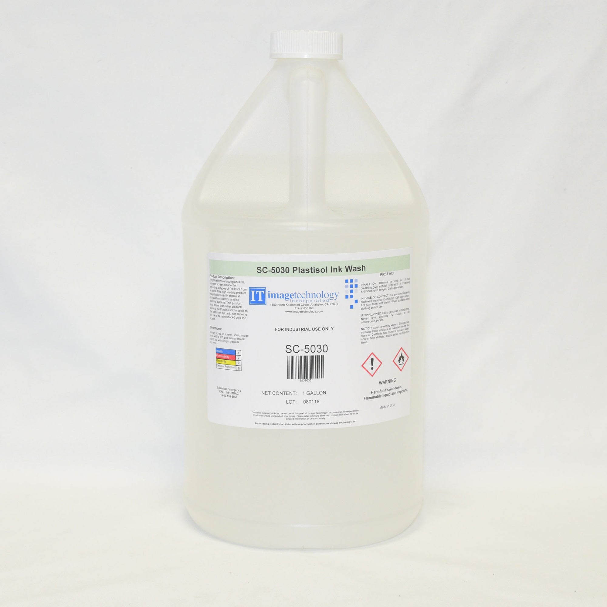 SC-5030 PLASTISOL INK WASH